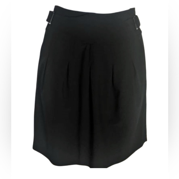 BCBGMaxAzria Dresses & Skirts - BCBGMAXAZRIA Black Skirt with Tab Waist Detail